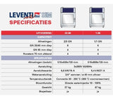 Leventi ME Slim combisteamer met onderstel en afzuigkap