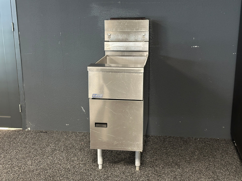 Pitco SG14 gasfriteuse, gebruikt en gereviseerd, RVS uitvoering